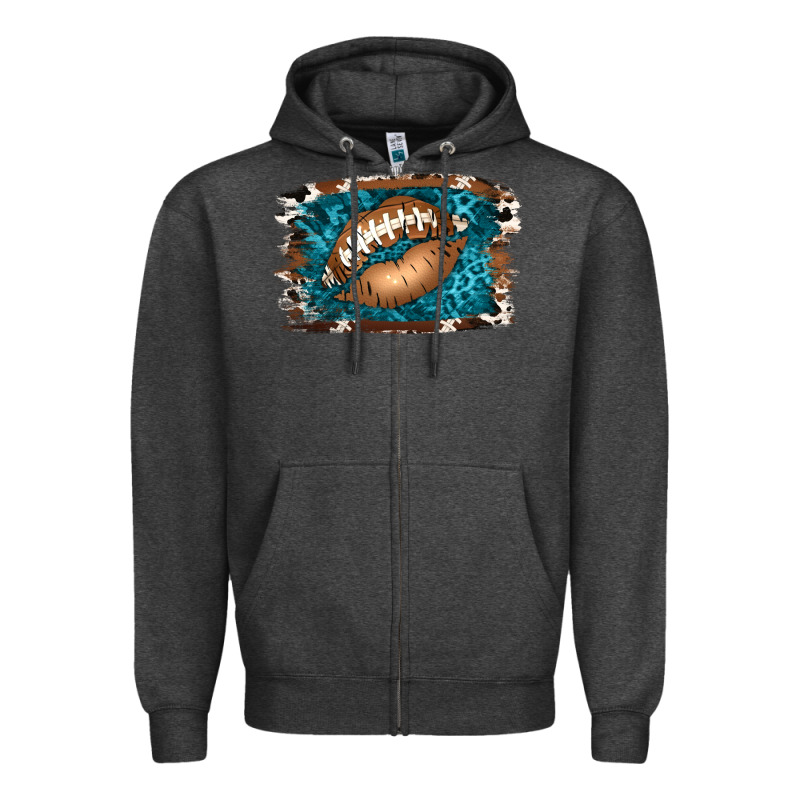 Football Lips Zipper Hoodie by Jasminsmagicworld | Teevron