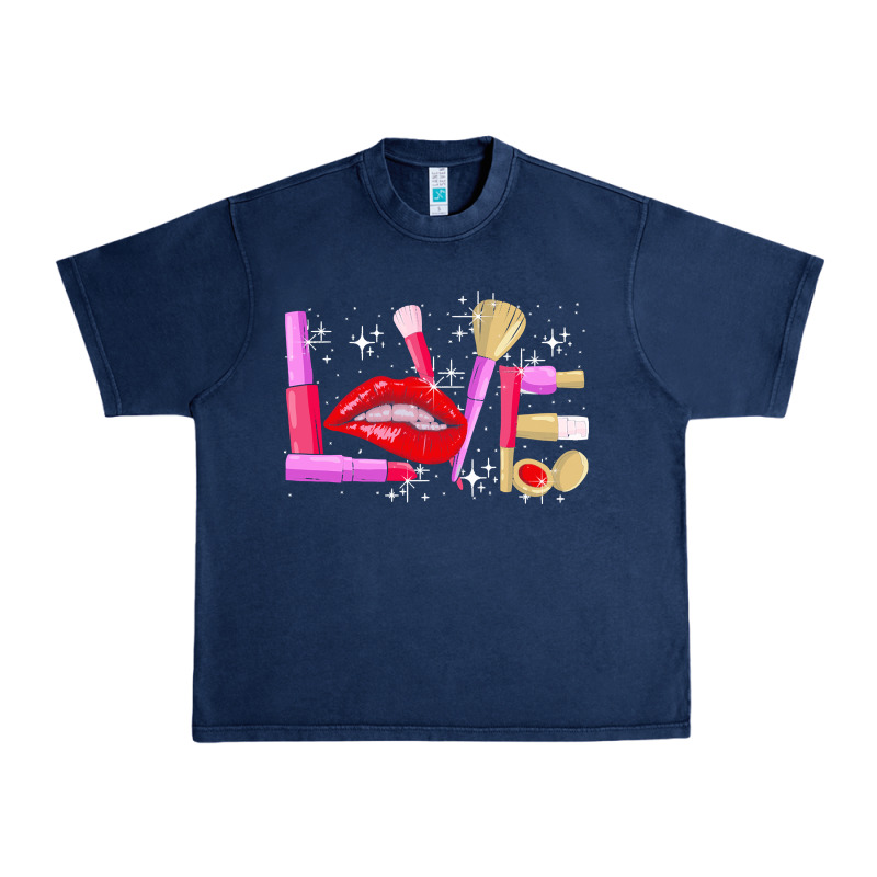 Makeup Artist T  Shirt Makeup Artist Love Cosmetician Fashion T  Shirt Urban Heavy Tee by linhVisuals | Teevron