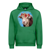 Emerald Hereford Bull Urban Hoodie - RanaPortraitStore