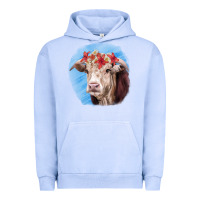 Pigment Grape Ice Hereford Bull Urban Hoodie - RanaPortraitStore