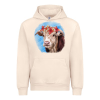 Sandshell Hereford Bull Urban Hoodie - RanaPortraitStore