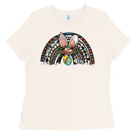 Bone easter rainbow Ladies Tee - CowhideDigitalArt