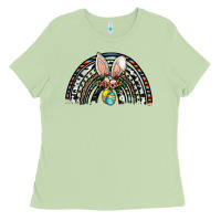 Matcha easter rainbow Ladies Tee - CowhideDigitalArt