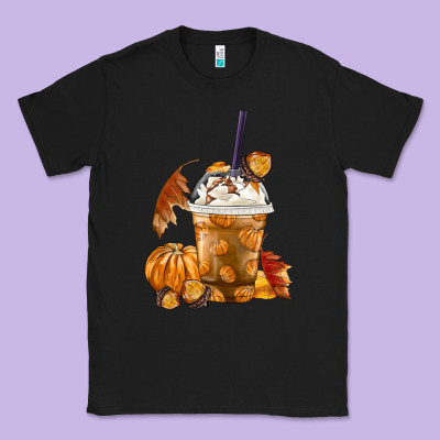 Pumpkin Spice Coffee Classic Tee Designed By Fadigitalartstudio