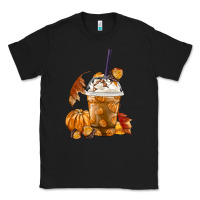 Black Pumpkin Spice Coffee Classic Tee - FaDigitalArtStudio