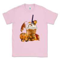 Bubblegum Pink Pumpkin Spice Coffee Classic Tee - FaDigitalArtStudio