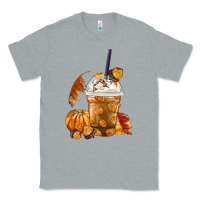 Heather Grey Pumpkin Spice Coffee Classic Tee - FaDigitalArtStudio