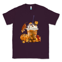 Plum Pumpkin Spice Coffee Classic Tee - FaDigitalArtStudio