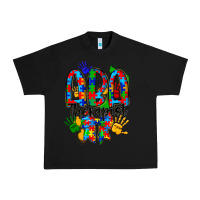 Black aba therapist Urban Heavy Tee - CowhideDigitalArt