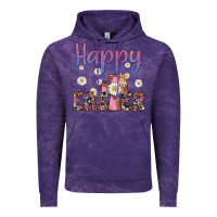 Cloud Purple happy easter cross Vintage Hoodie - Artiststas
