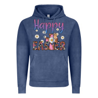 Vintage Denim happy easter cross Vintage Hoodie - Artiststas