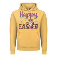 Vintage Mustard happy easter cross Vintage Hoodie - Artiststas