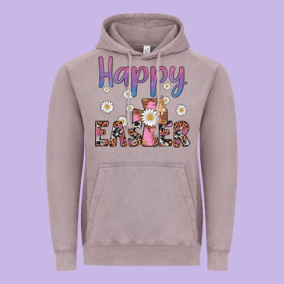 Happy Easter Cross Vintage Hoodie Designed By Artiststas