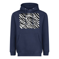 Navy zebra background Heavyweight Hoodie - RanaPortraitStore