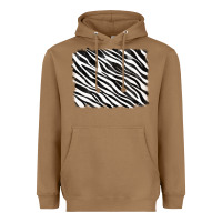 Toasted Coconut zebra background Heavyweight Hoodie - RanaPortraitStore