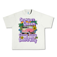 Pistachio camp camping camper queen classy sassy and a bit smart assycamper camp Urban Heavy Tee - linhVisuals