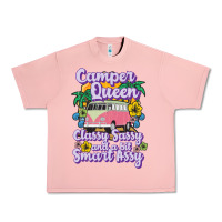 Salmon camp camping camper queen classy sassy and a bit smart assycamper camp Urban Heavy Tee - linhVisuals