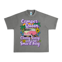 Camp Camping Camper Queen Classy Sassy And A Bit Smart Assycamper Camp Urban Heavy Tee | Teevron