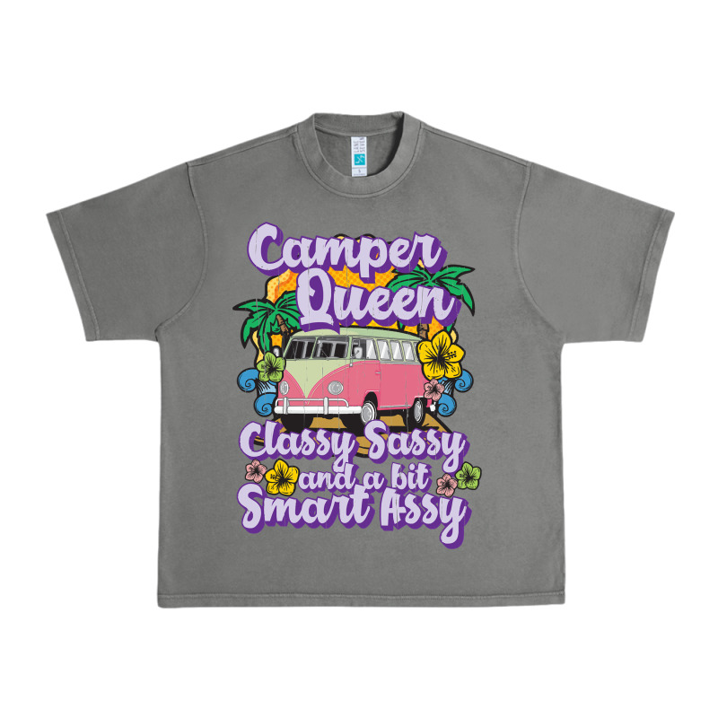 Camp Camping Camper Queen Classy Sassy And A Bit Smart Assycamper Camp Urban Heavy Tee by linhVisuals | Teevron