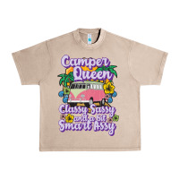 French Oak camp camping camper queen classy sassy and a bit smart assycamper camp Urban Heavy Tee - linhVisuals