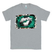 Heather Grey Soccer Lips Classic Tee - Jasminsmagicworld