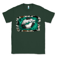Sports Green Soccer Lips Classic Tee - Jasminsmagicworld