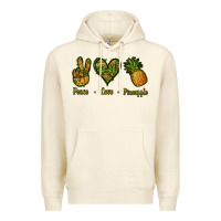 Sandshell Peace Love Pineapple Premium Hoodie - Jasminsmagicworld