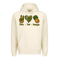 Tofu Peace Love Pineapple Premium Hoodie - Jasminsmagicworld