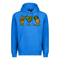 True Royal Peace Love Pineapple Premium Hoodie - Jasminsmagicworld
