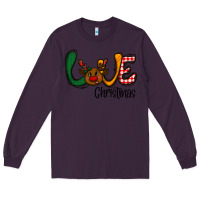 Plum love Christmas Long Sleeve Tee - CowhideDigitalArt