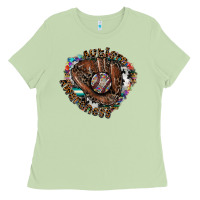 Matcha Autism Awareness Baseball Ladies Tee - CowhideDigitalArt