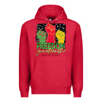 Cardinal freedom juneteenth since 1865 Premium Hoodie - BarkalooDesign