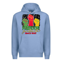 Colony Blue freedom juneteenth since 1865 Premium Hoodie - BarkalooDesign