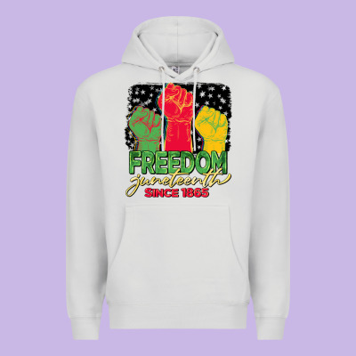 Freedom Juneteenth Since 1865 Premium Hoodie Designed By Barkaloodesign
