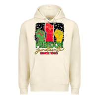 Sandshell freedom juneteenth since 1865 Premium Hoodie - BarkalooDesign