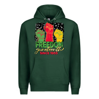 Sports Green freedom juneteenth since 1865 Premium Hoodie - BarkalooDesign