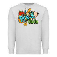Dove Grey pre k dude Premium Sweatshirt - RanaPortraitStore
