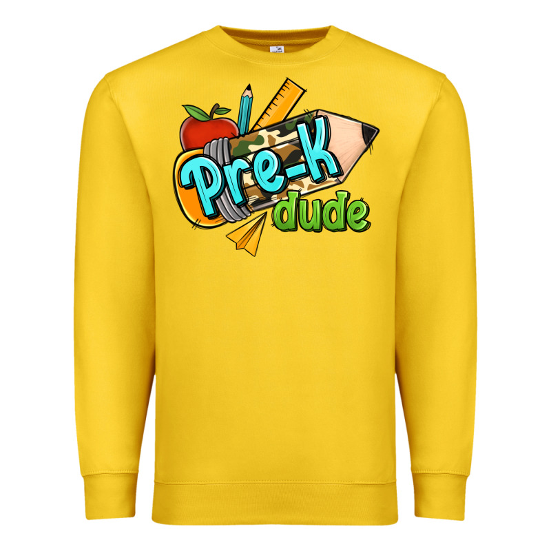 Pre K Dude Premium Sweatshirt by RanaPortraitStore | Teevron