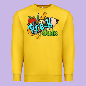 Pre K Dude Premium Sweatshirt Designed By Ranaportraitstore