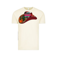 Vintage Arctic Christmas Cowboy Vintage Tee - CowhideDigitalArt