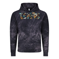 Cloud Black texas sunflower cowhide leopard texas map Vintage Hoodie - Artiststas