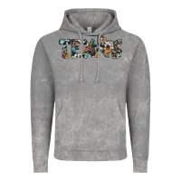 Cloud Rock texas sunflower cowhide leopard texas map Vintage Hoodie - Artiststas
