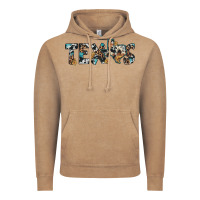 Vintage Coffee texas sunflower cowhide leopard texas map Vintage Hoodie - Artiststas