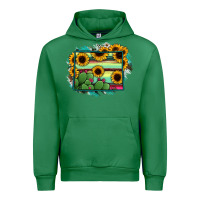 Emerald wyoming map sunflower cactus serape Urban Hoodie - RanaPortraitStore