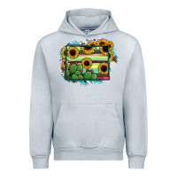 Heather Grey wyoming map sunflower cactus serape Urban Hoodie - RanaPortraitStore