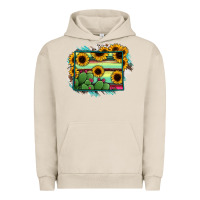 Pigment French Oak wyoming map sunflower cactus serape Urban Hoodie - RanaPortraitStore