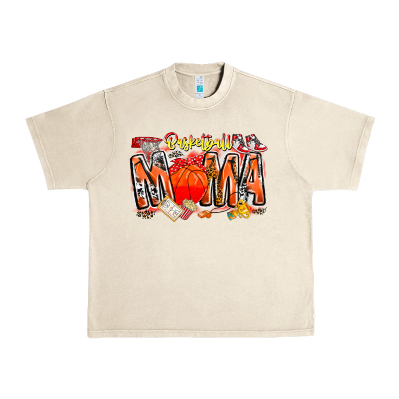 Basketball Mama Urban Heavy Tee by CowhideDigitalArt | Teevron