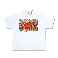 White basketball mama Urban Heavy Tee - CowhideDigitalArt