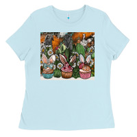 Baby Blue easter Ladies Tee - CowhideDigitalArt