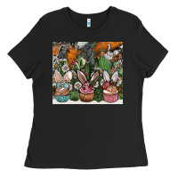 Black easter Ladies Tee - CowhideDigitalArt